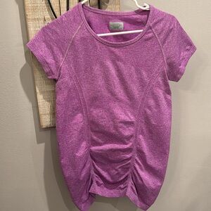 Athleta fastest track tee shirt Short Sleeve Top size medium pre owned Used